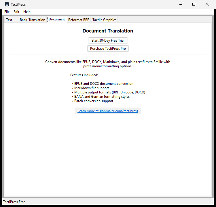 Document import (Windows)