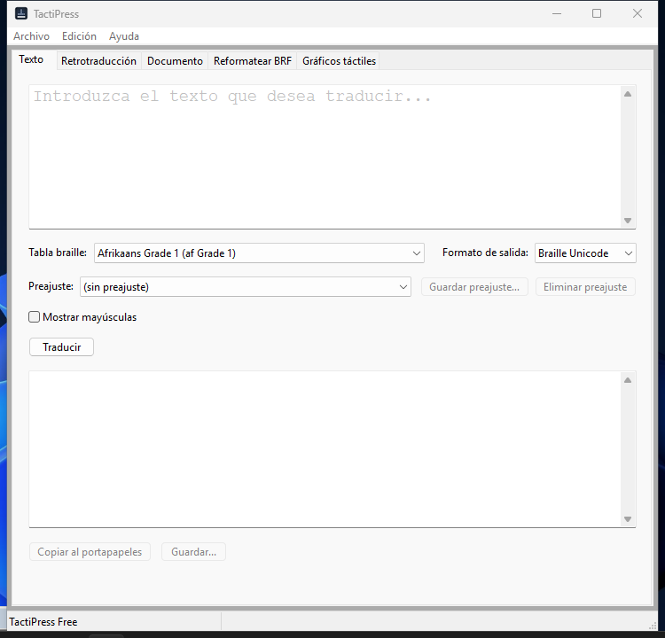 Selector de tabla (Windows)