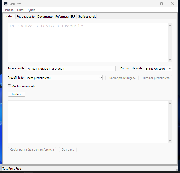 Seletor de tabela (Windows)